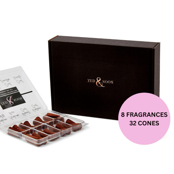 Mixed Set Gift Box - Arabian & Contemporary Mix Sets Luxury Scented Incense Cones - GLASS HOLDER NOT INCLUDED