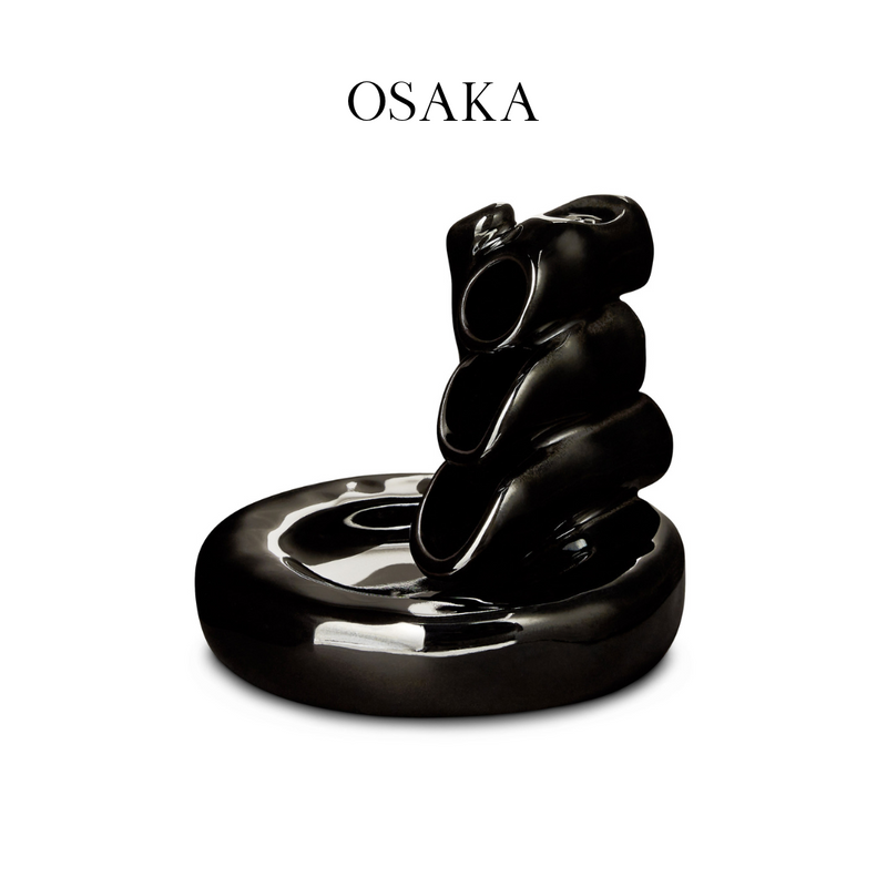 Osaka Backflow Incense Burner + Backflow Mix Set