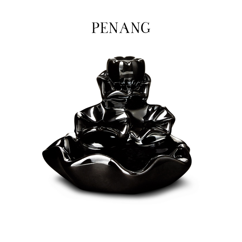 Penang Backflow Incense Burner + Backflow Mix Set