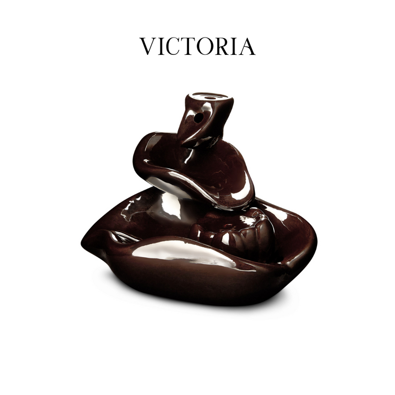 Victoria Backflow Incense Burner + Backflow Mix Set